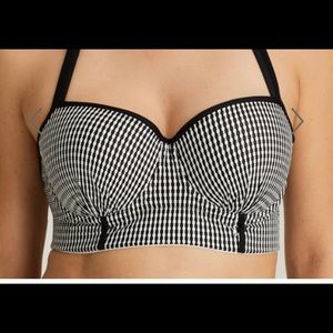 NWT Prima Donna Atlas Retro style swim top size 34 D